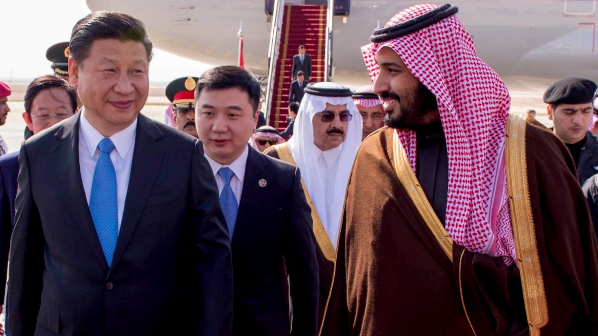 Chinese President Xi Jinping arrives in Saudi Arabia